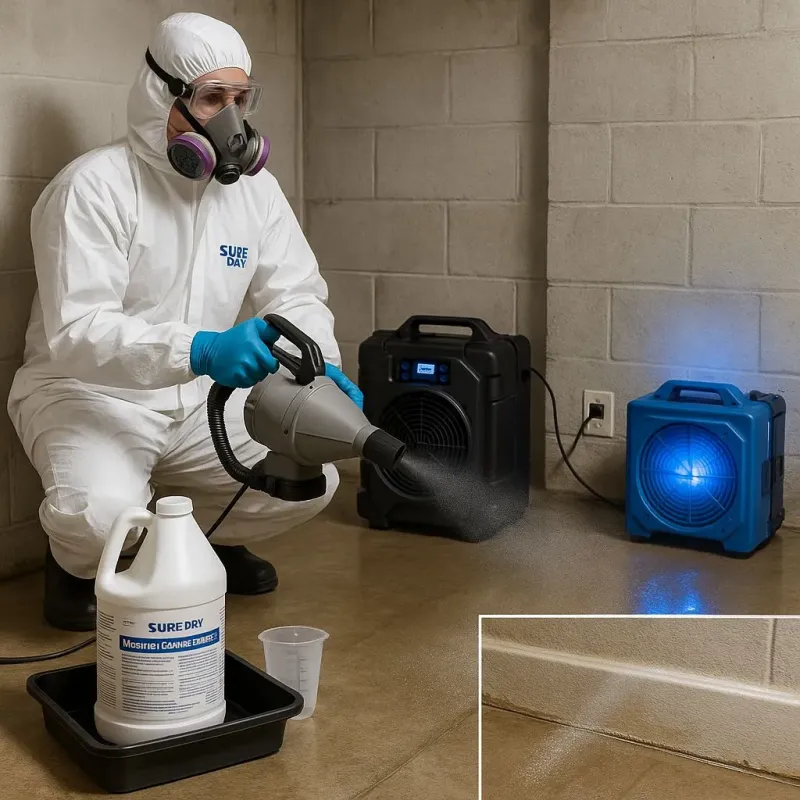 Sanitization and Odor Removal process in Westfield, NY